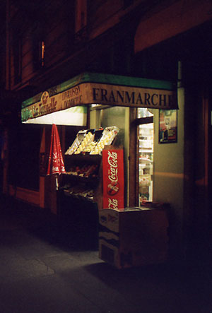 Neighborhood store where we bought snacks