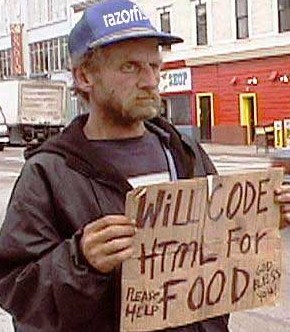 will code for food