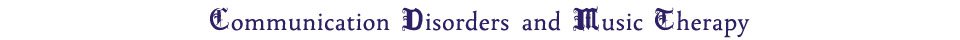communication disorders subheading