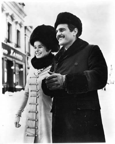 Omar Sharif and Geraldine Chaplin in a still from the film