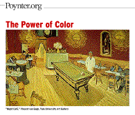 Poynter.org color experiment