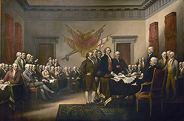 Declaration of Independence by John Trumball (1819)