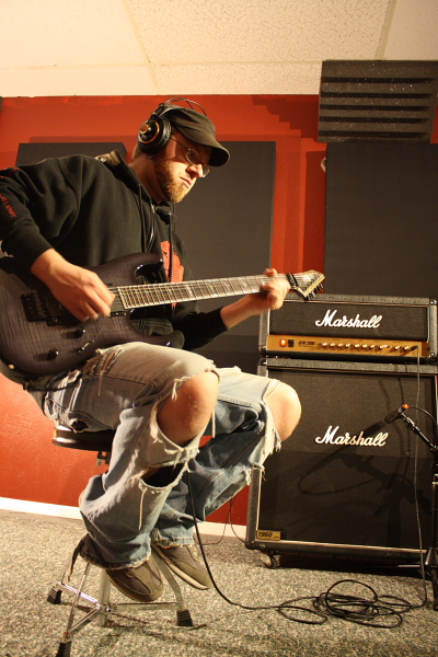 Photo of System Divide guitarist Cole Martinez