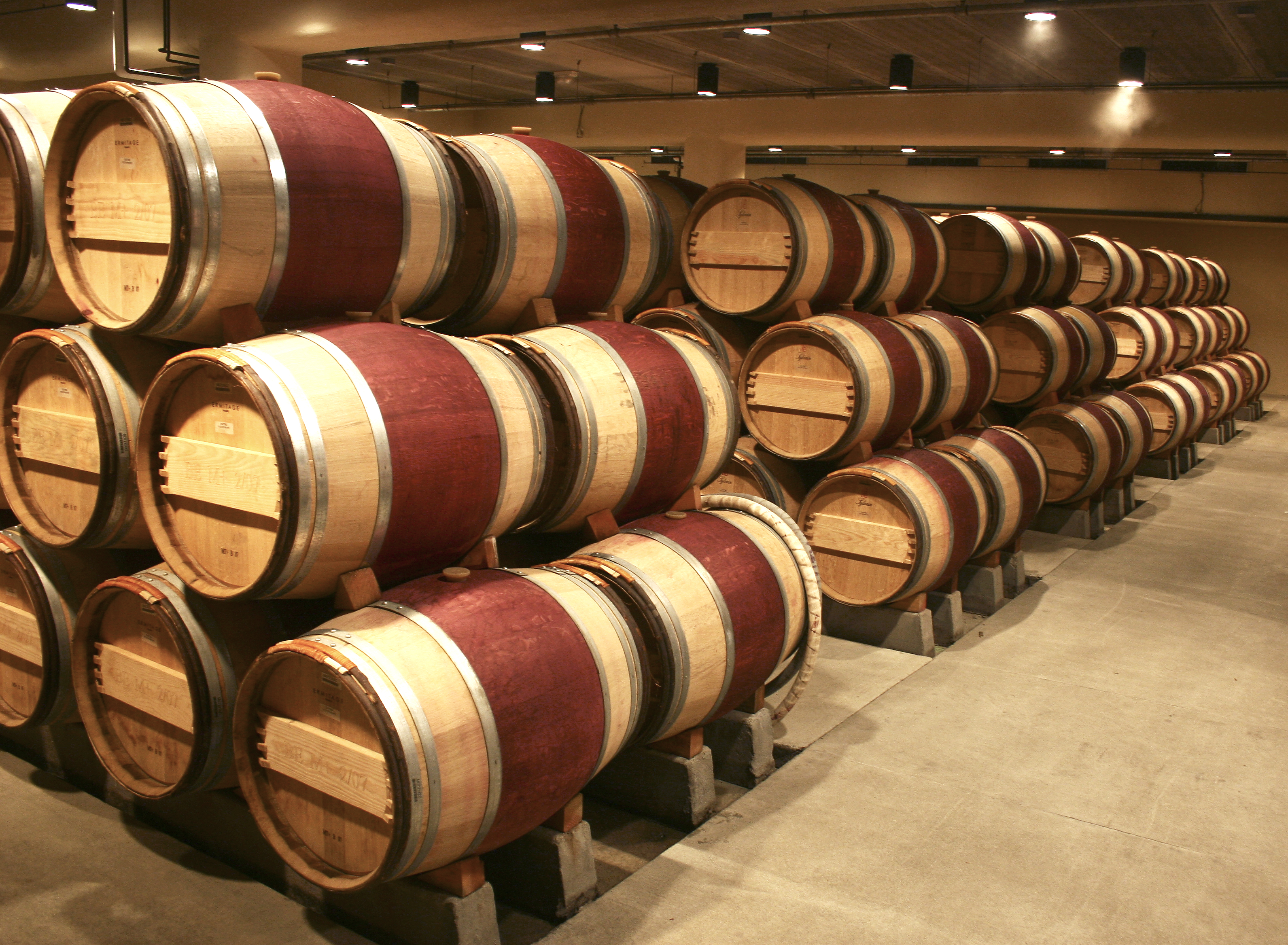 Riesling Wine Barrels