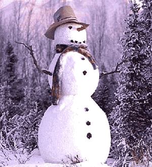 Snowman1 saved as 32 color GIF