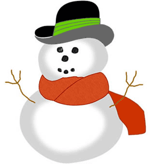 Snowman2 saved as 64 color GIF