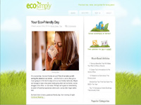 Ecosimply Website Home Page