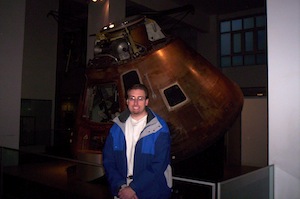 Me infront of the Apollo 10 capsule at the Science Museum