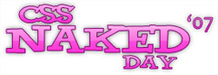CSS Naked Day graphic