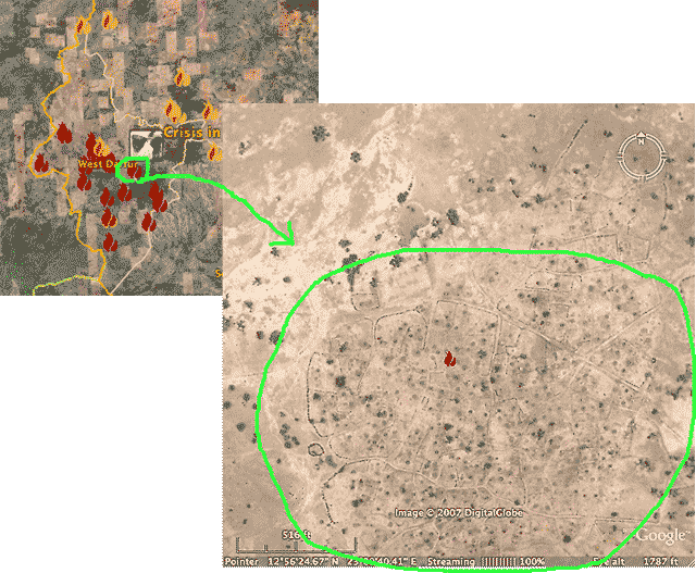 World Map Darfur