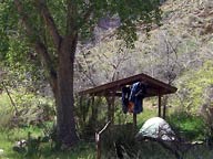 Campsite at Indian Garden