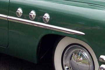 Ventiports in fender of 1951 Buick