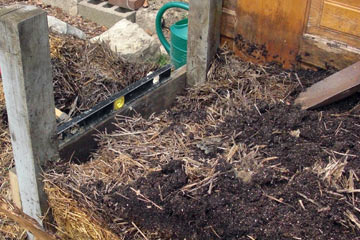 Raised-bed almost dismantled