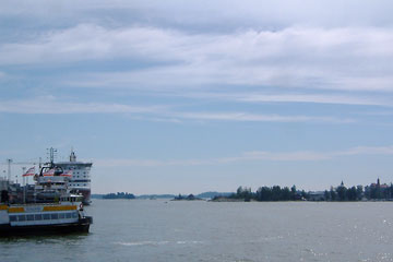 View of harbor towards Sveaborg