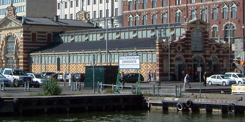 Indoor market building, Helsinki harbor