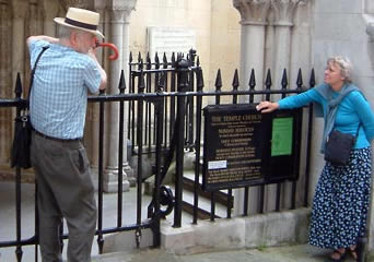 Outside of Temple Church