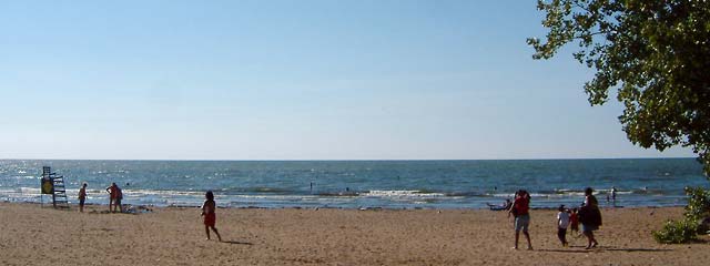 View of Lake Erie from Edgewater