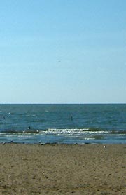 Lake view; travel - August 13, 2007 Lake Erie from Edgewater beach