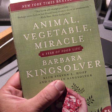 Cover of Barbara Kingsolver's Animal, Vegetable, Miracle