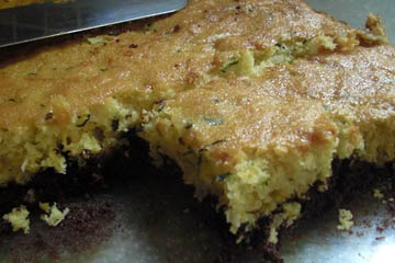 Zucchini bars