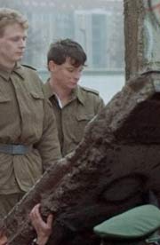 Soldiers at Berlin Wall