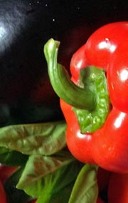 Red pepper and more in bowl