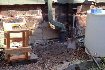 Rain barrel preparation