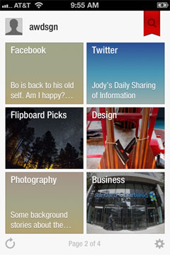 Flipboard screen shot