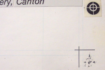 Detail of paste-up