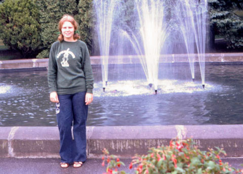 Joanne at Niagara Falls, 1970