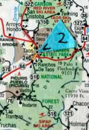 Paper markers on road map