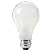 Standard incandescent style light bulb