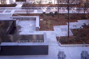 Overview of Eastman Garden, Cleveland Public Library