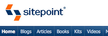 Detail from Sitepoint homepage