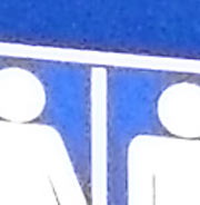 Detail of bumper sticker