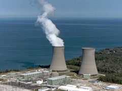 Perry nuclear power plant cooling towers