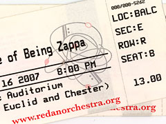Zappa concert tickets