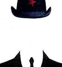 Man in hat logo