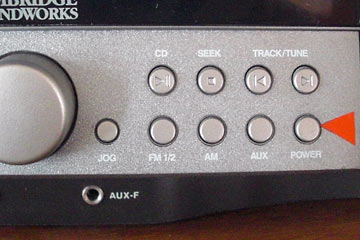 Close-up of SoundWorks radio buttons