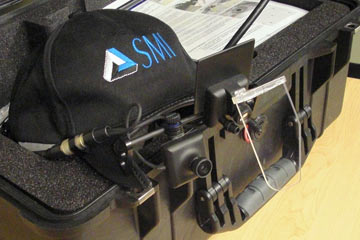 Hat-mounted eye-tracking device
