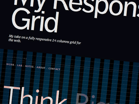 24-column responsive grid