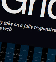 Screenshot from responsive web grid site