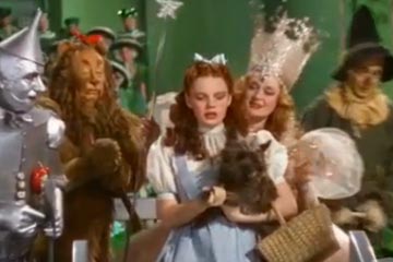 Scene from 'The Wizard of Oz'