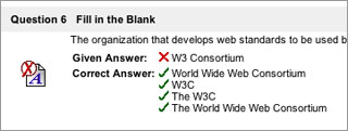 Question with correct answer marked wrong by computer