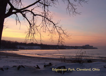 Edgewater Park at sunset