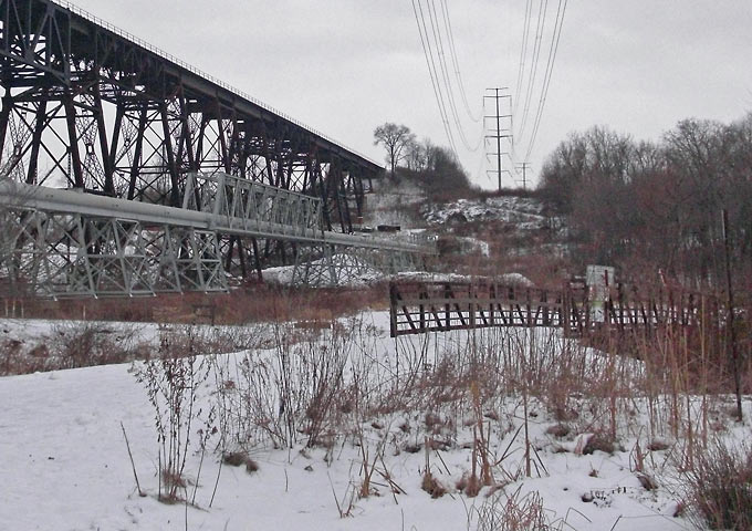 Bridges near canal