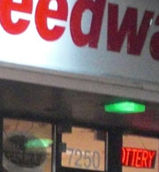 Speedway gas station sign