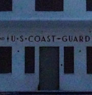 Front entrance to old Coast Guard station.