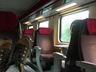 Train interior