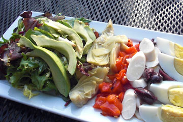 Heart of Palm salad from La Boca